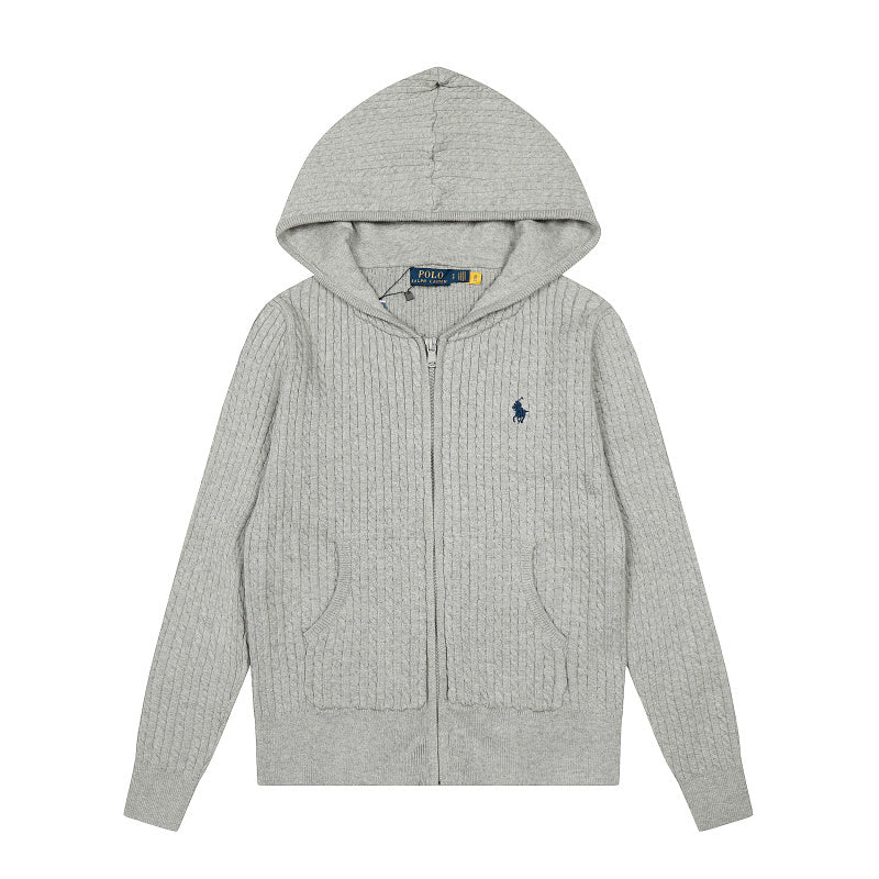 LFC18 New high-quality women's autumn and winter knitted sweater pullover hooded sweater clothing
