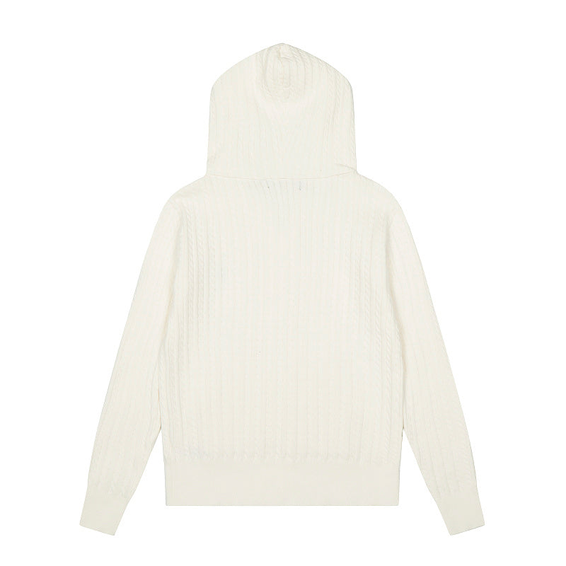 LFC18 New high-quality women's autumn and winter knitted sweater pullover hooded sweater clothing
